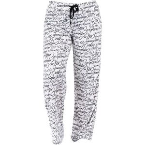 Hello Mello Total Bliss Lounge Pants No Drawstring M/L Breakfast Coffee Script